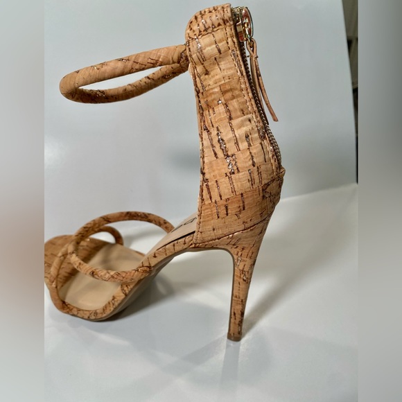 Bebe Cork Ankle Strap Dressy Heels 8.5 - Picture 13 of 14